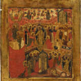 A VERY FINE ICON SHOWING THE RESURRECTION AND THE HARROWING OF HELL - photo 1