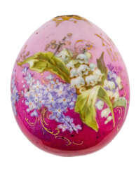 PORCELAIN EASTER EGG WITH FLOWERS