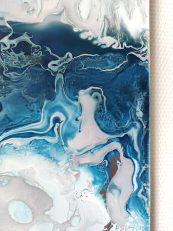 Интерьерная картина «Синий ветер», акрил на мдф, Акрил, Абстракционизм, Россия, 2021 г. - фото 4