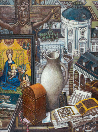 Paar Gemälde mit mittelalterlichen Motiven - photo 2