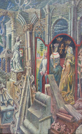 Paar Gemälde mit mittelalterlichen Motiven - photo 6