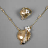 Schmuckset mit Perlen und Brillanten - фото 1