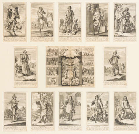 WEIGEL, Christoph (1654 Redwitz - 1725 Nürnberg). Taschenkalender des Jahres 1722. - Foto 1