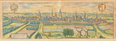 BRAUN, GEORG / HOGENBERG, FRANS. View of the city of Soest.