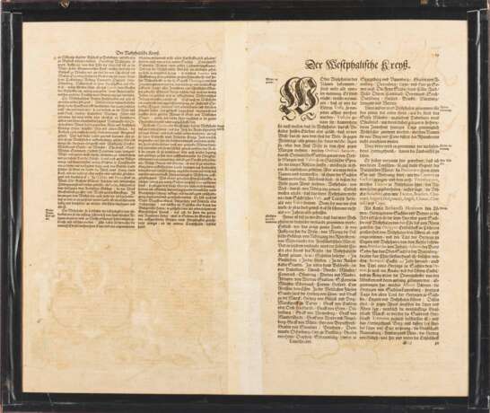 BLAEU, Willem Janszoon (1571 Alkmaar - 1638 Amsterdam). Landkarte von Niedersachsen und Nordrhein-We - photo 2