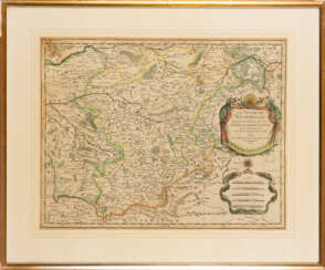 SANSON, Nicolas (1600 Abbeville - 1667 Paris). Landkarte des Herzogtums Westfalen.