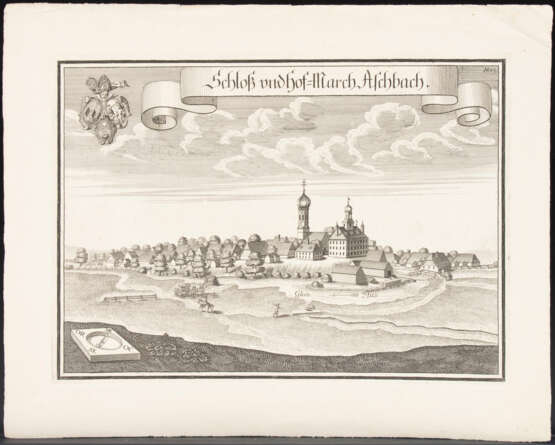 WENING, Michael (1645 Nürnberg - 1718 München). 4 Schlossansichten. - фото 5