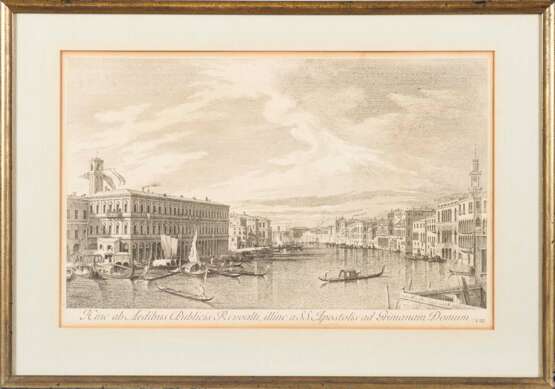 VISENTINI, Antonio Maria (1688 Venedig - 1782 Venedig). 7 Ansichten von Venedig. - фото 1