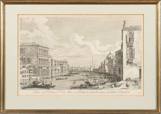 VISENTINI, Antonio Maria (1688 Venedig - 1782 Venedig). 7 Ansichten von Venedig. - Foto 3