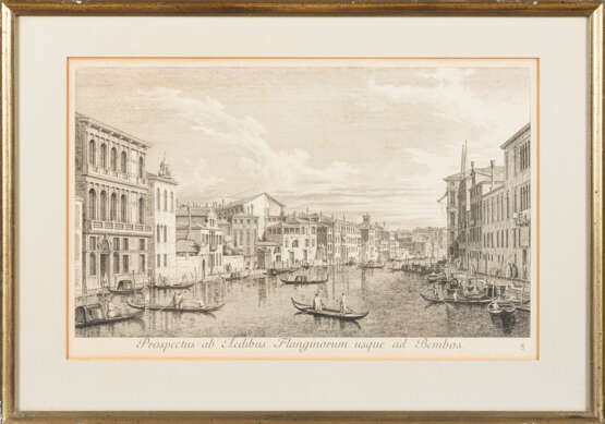 VISENTINI, Antonio Maria (1688 Venedig - 1782 Venedig). 7 Ansichten von Venedig. - Foto 7