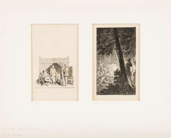 CHODOWIECKI, Daniel (1726 Danzig - 1801 Berlin). 6 Illustrationen zu "Gil Blas". - Foto 4