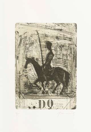 KAMMERER, Anton Paul (*1954 Weißenfels). Grafikmappe "Don Quijote in La Mancha". - Foto 12