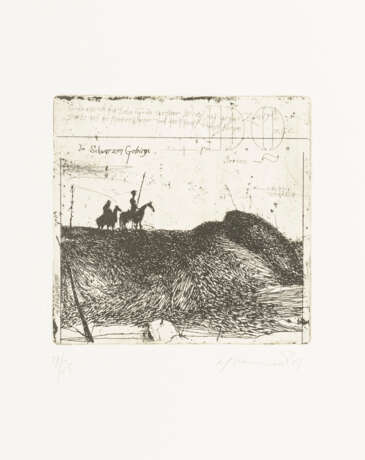 KAMMERER, Anton Paul (*1954 Weißenfels). Grafikmappe "Don Quijote in La Mancha". - photo 20