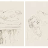 BONNARD, Pierre (1867 Fontenay-aux-Roses - 1947 Le Cannet). 2 Illustrationen aus "La Vie de Saint Mo - Foto 1
