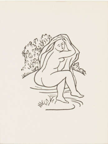 MAILLOL, Aristide (1861 Banyulus-sur-mer - 1944 Banyulus-sur-mer). 3 Illustrationen zu "Carmina". - Foto 2