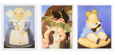 BOTERO, Fernando (*1932 Medellin). 3 Genreszenen.