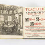 BECK, Joh. Jodoco. "Tractatus de jure detractionis emigrationis et laudemii" - 2 Teile in einem Band - фото 1