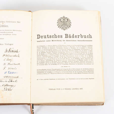 "Deutsches Bäderbuch". - Foto 1