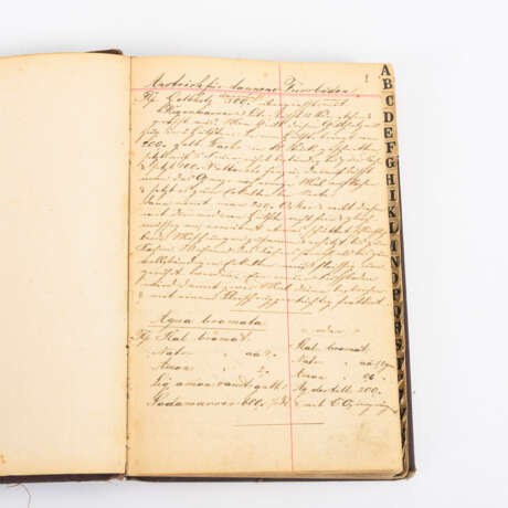 Handschriftliches Apothekerhandbuch, um 1880. - фото 2