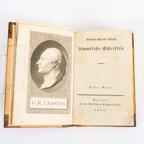LESSING, Gotthold Ephraim. "Sämmtliche Schriften" - 20 Bände. - Foto 2
