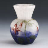 Jugendstil-Vase mit Fuchsiendekor. Daum. - Foto 2