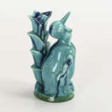 Kleine Art-déco-Vase mit Pinguin. W. Goebel Porzellanfabrik. - Foto 2