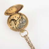 Goldene Damentaschenuhr an Schieberkette. - photo 3