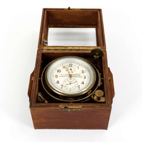 Schiffschronometer mit 56 h Gangreserve. A. Lange & Söhne Glashütte B/Dresden. - photo 2