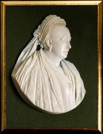 Elfenbein-Reliefbildnis: Queen Victoria, Königin von Großbritannien und Irland. - photo 1