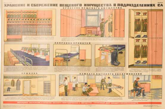 10 seltene Lehrtafeln der Sowjetarmee. - фото 7