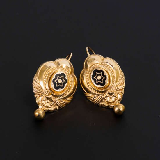 Biedermeier earrings pair. - photo 1