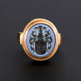Wappen-Ring mit Lagenstein. - photo 1