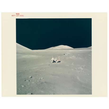 TWO PHOTOGRAPHS FROM APOLLO 17 - photo 1
