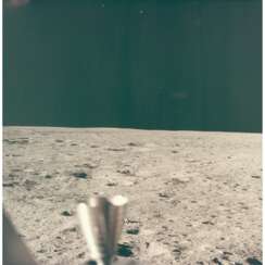 THE FIRST COLOUR PHOTOGRAPH TAKEN ON THE SURFACE OF THE MOON