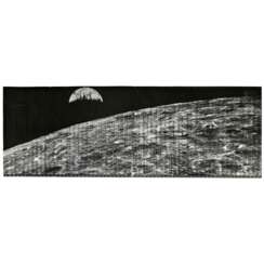 ENORMOUS LUNAR PANORMA -- FIRST EARTHRISE, AUGUST 23, 1966