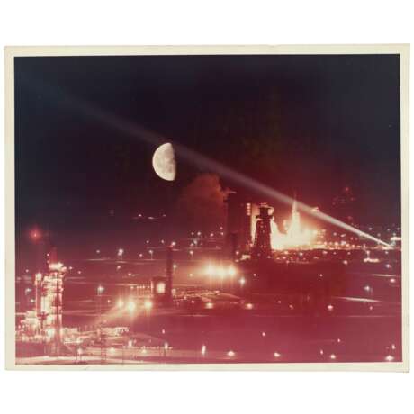 DESTINATION MOON, PHOTOMONTAGE SHOWING THE MOON OVER CAPE KENNEDY - photo 2