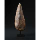 A LARGE FLINT HAND AXE - фото 6