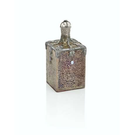 A SILVER-MOUNTED CERAMIC BOTTLE - photo 1