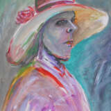 таинственная дама из дрездена Whatman paper Watercolor Expressionism Genre art 2021 - photo 1