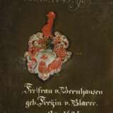 Barockes Bildnis der Freifrau von Bernhausen. - Foto 4