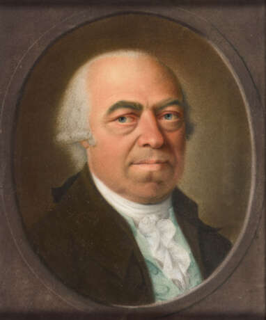 KREUTZ M. VON ERLBACH, Johann Lorenz. Männerporträt. - photo 1