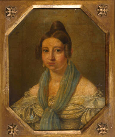 Biedermeier Damenporträt. - фото 1