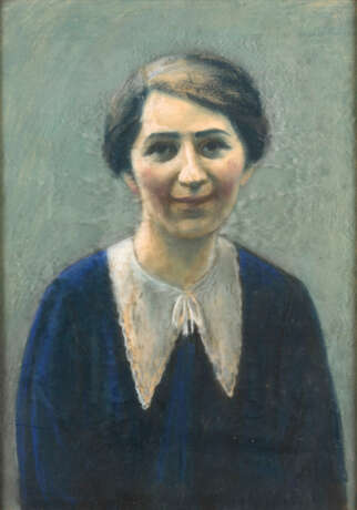RUETZ, Hedwig (1879 Riga - 1966 Beulwitz/Saalfeld). Porträt der Schwester der Künstlerin. - photo 1
