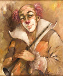 Undeutlich signiert: Musical Clown (Charlie Rivel).