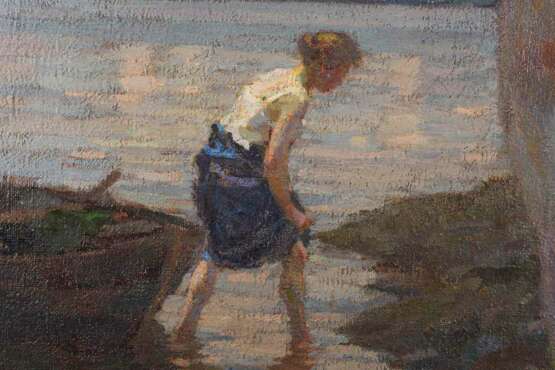 Impressionist: Mädchenakt am Seeufer. - фото 3