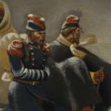 SELL, Christian d.J. (1854 Düsseldorf - 1925 Gotha). Preußische Ulanen mit französischen Gefangenen. - фото 3