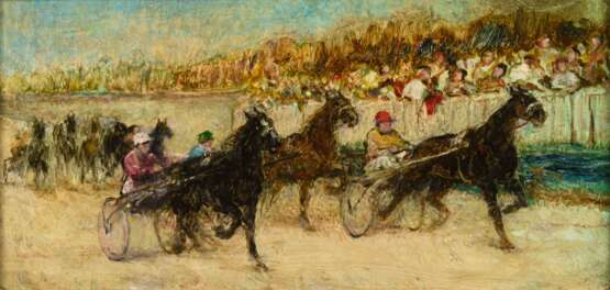 JOUCLARD, Adrienne Lucie zugeschrieben (1882 - 1972). Pferderennen. - photo 1
