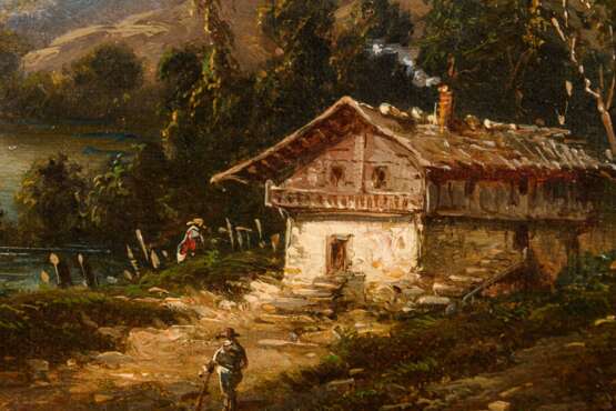 JEKLIN, Andreas (1823 Schiers - 1889 Rongellen). Lac d'Annecy. - Foto 2