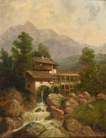 BURGHART, A.. Mühle im Gebirge. - фото 1