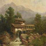 BURGHART, A.. Mühle im Gebirge. - Foto 1